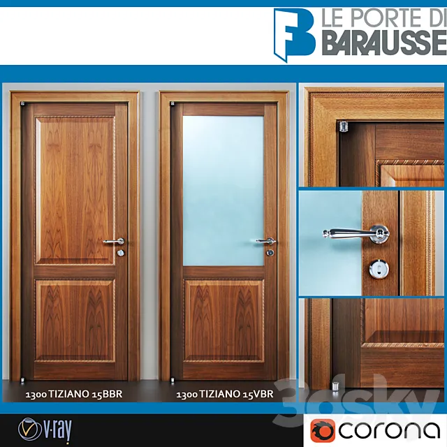 Barausse doors 3DS Max Model