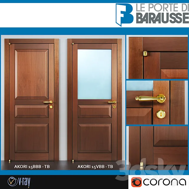 Barausse doors 3DS Max Model