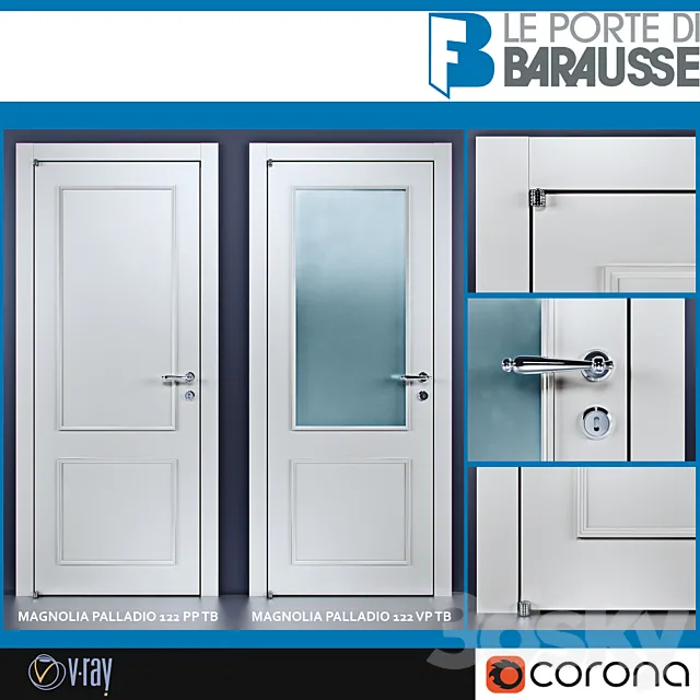 Barausse doors 3DS Max Model