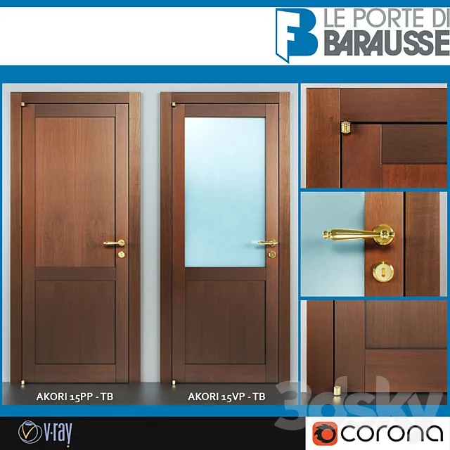 Barausse doors 3DS Max Model