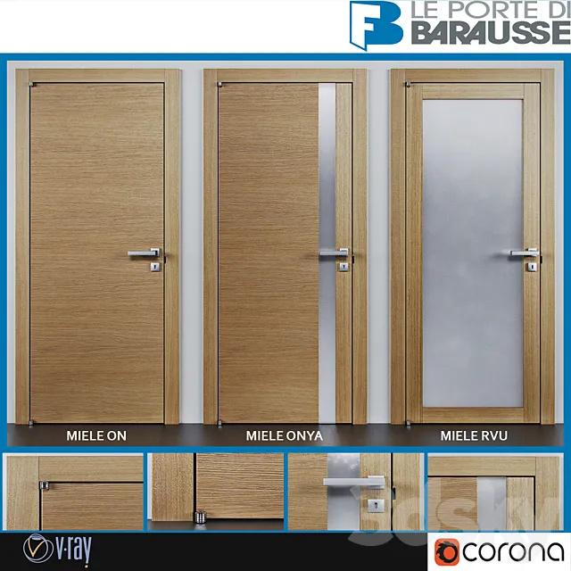 Barausse doors 3DSMax File