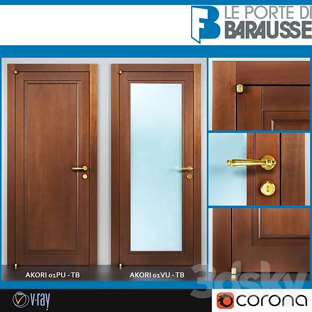 Barausse doors 3DSMax File