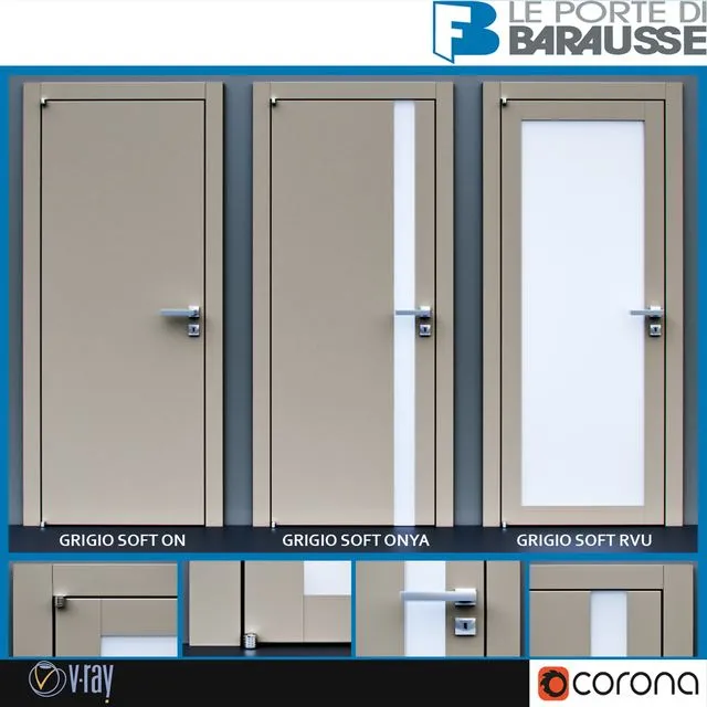 Barausse doors 3dsMax Model