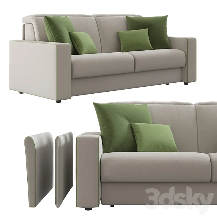 Barbados lecomfort sofa 3DS Max Model