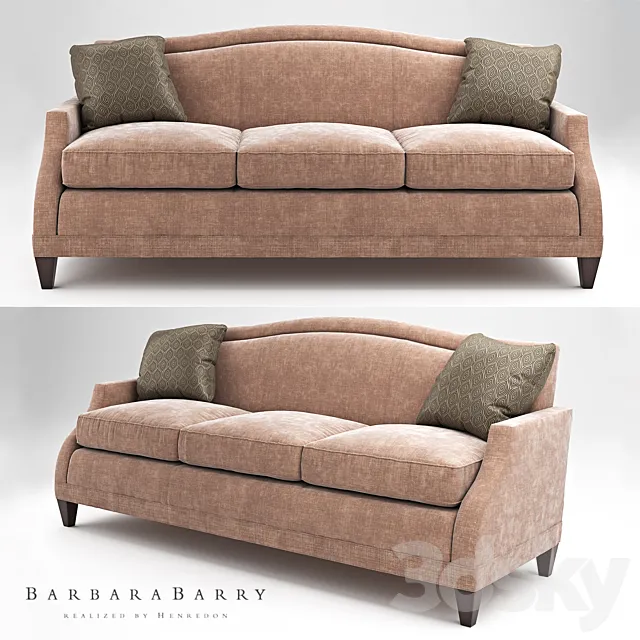 Barbara berry_Sloane sofa 3DS Max Model