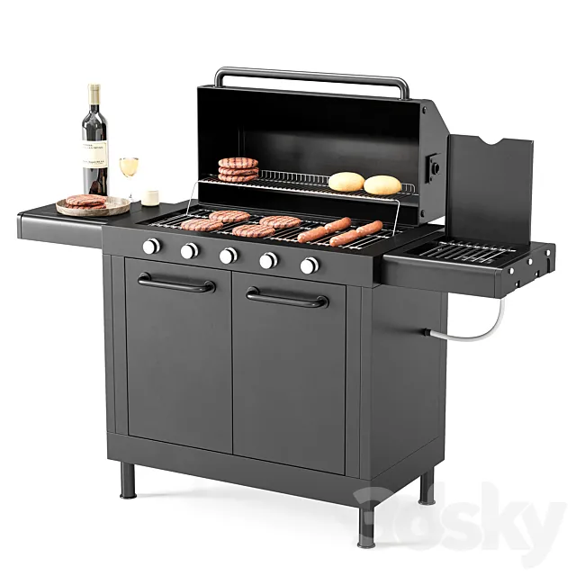 Barbecue 43 3DS Max Model