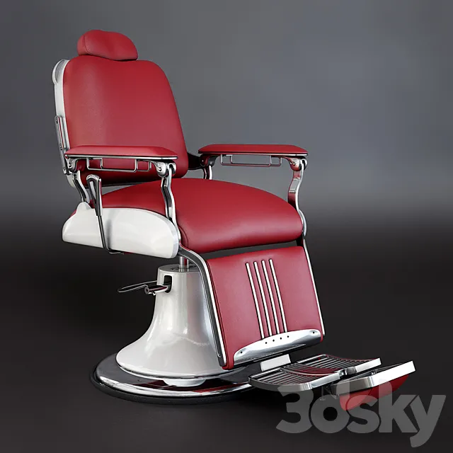 barber chair 3DS Max Model