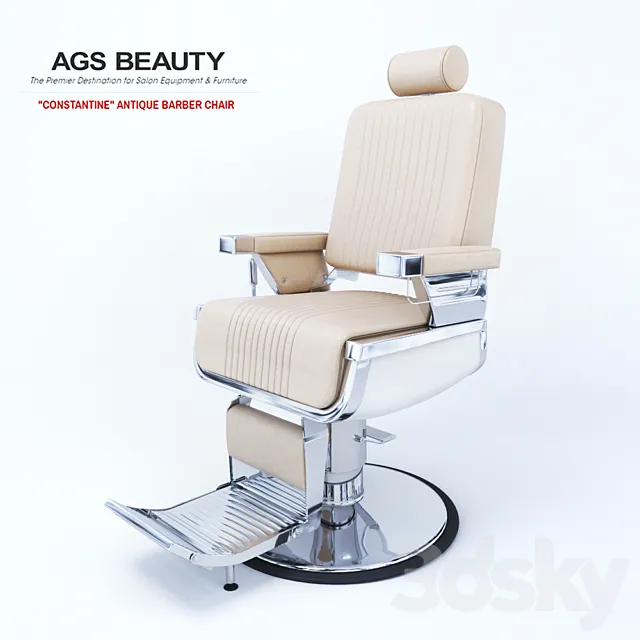 Barber chair CONSTANTINE 3DSMax File