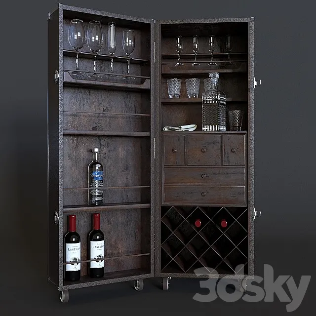 BarCabinet 3DS Max Model