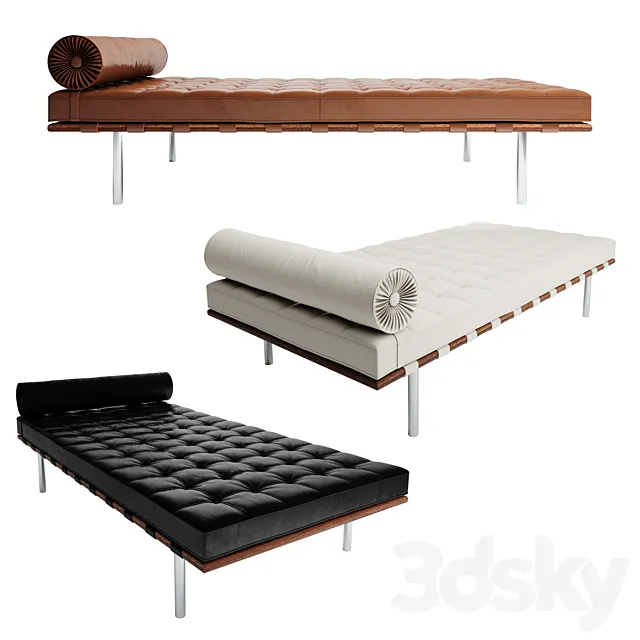 Barcelona_daybed 3DS Max Model