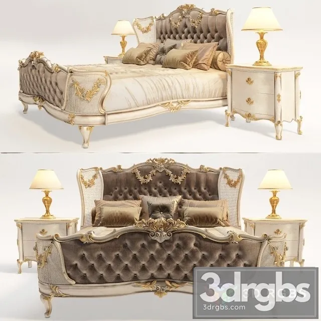 Bareal Classic Bed 3dsmax Download