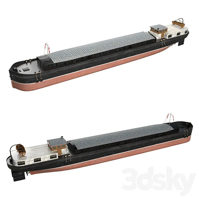 Barge 3ds Max
