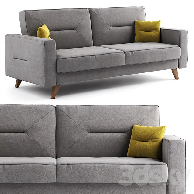 Bari sofa (3-seater) 3ds Max