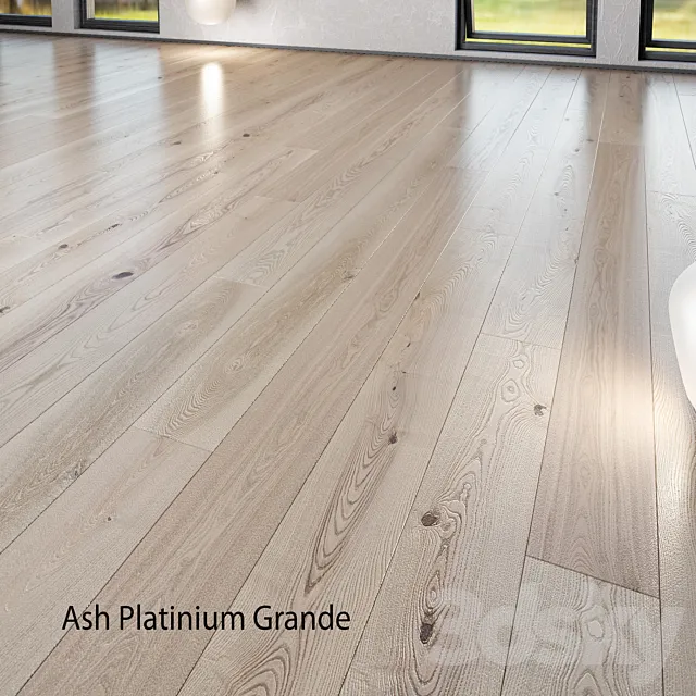 Barlinek Floorboard – Pure Line – Ash Platinium Grande 3DSMax File