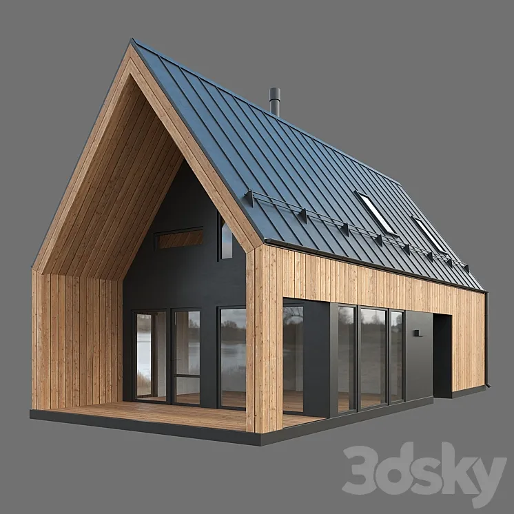 Barn house 01 3DS Max