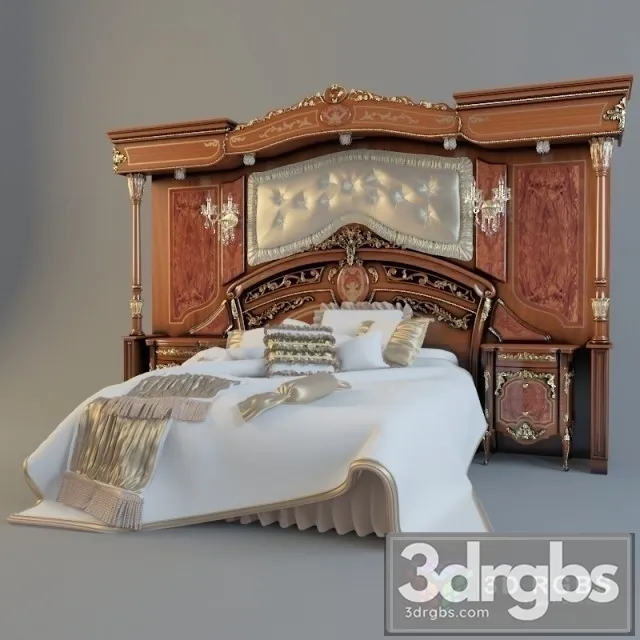 Barnini Oseo Reggenza Luxury Bed 3dsmax Download