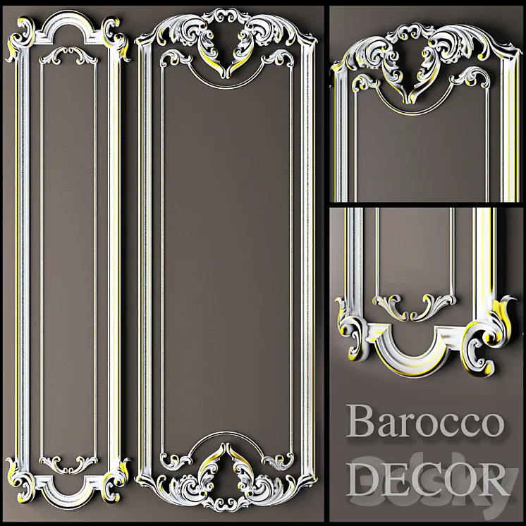 Barocco Decor2 3DS Max