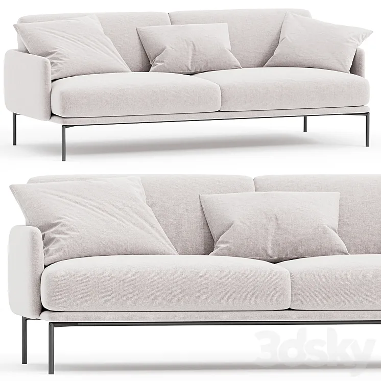 BARON Sofa Bon Adea 3DS Max Model