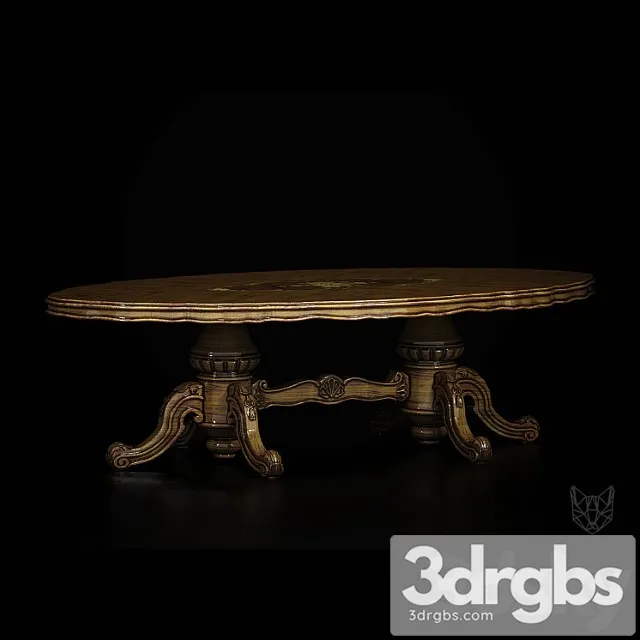 Baroque table 2 3dsmax Download