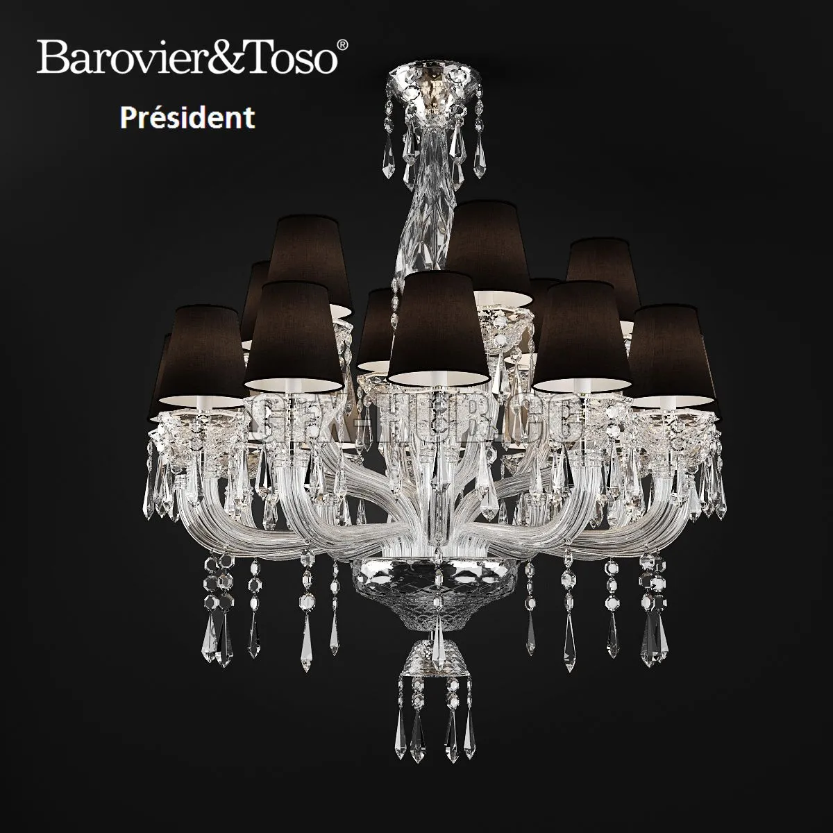Barovier and Toso President 5695 18A 3dsMax Model
