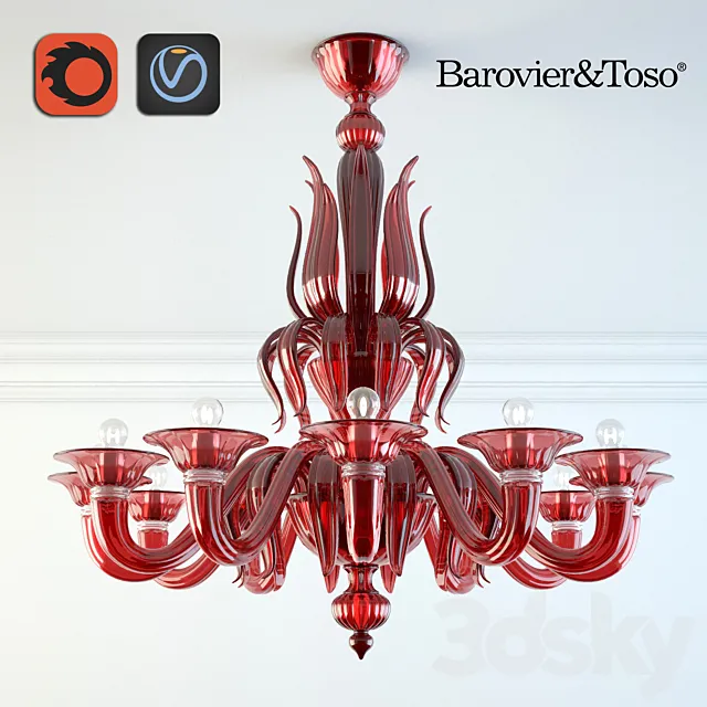 Barovier & Toso Fauve 3DS Max Model