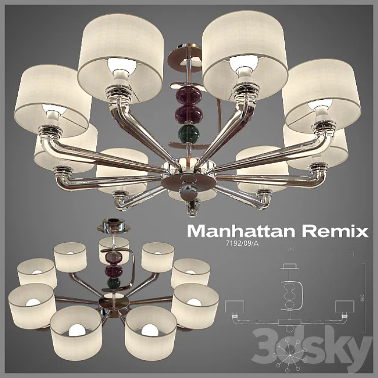 Barovier Toso \/ Manhattan Remix & 7192 3DS Max
