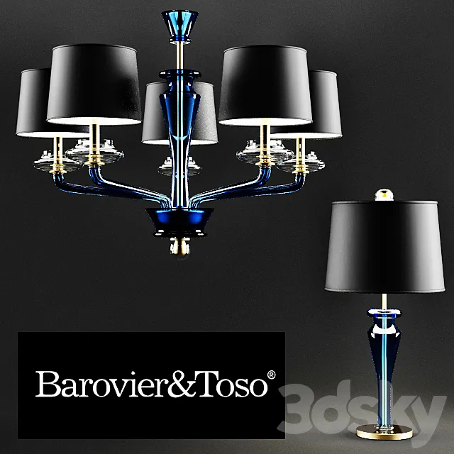 Barovier&Toso _ Saint Germain 3DS Max Model