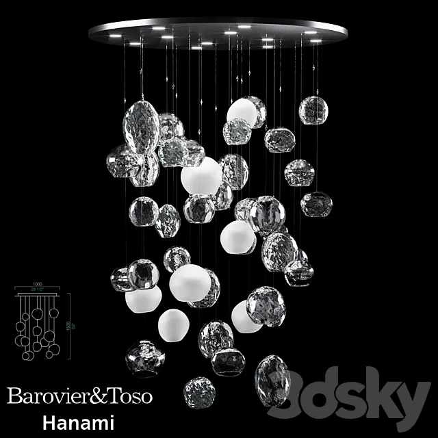 Barovier&Toso Hanami 3ds Max
