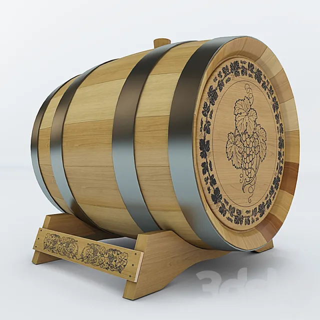 Barrel 3ds Max