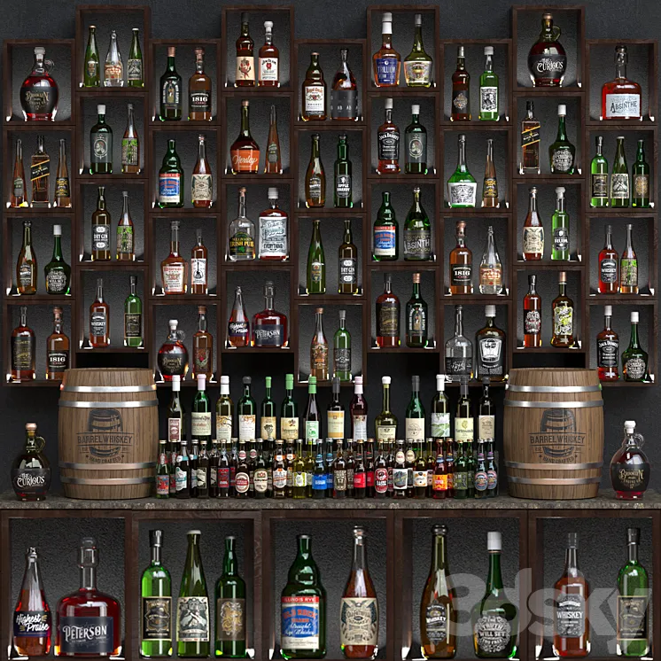 BarrWithAlcohol-28 3DS Max