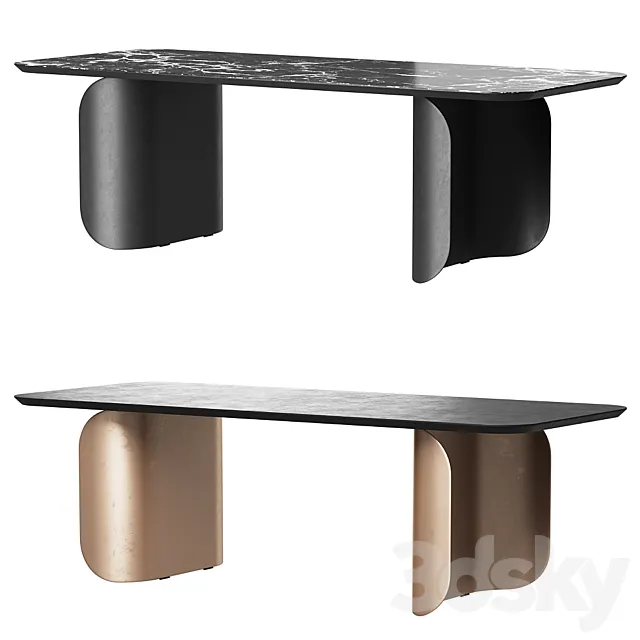 Barry dining table 3ds Max