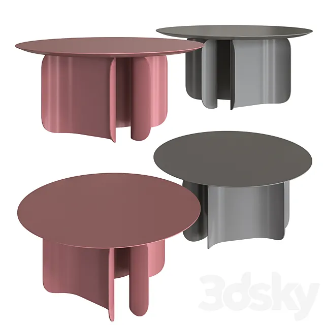 Barry Round Table by Miniforms 3DSMax File
