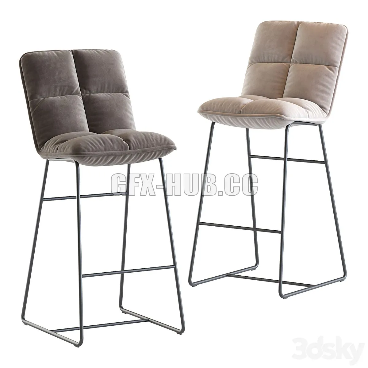 Barstool cloud 3dsMax Model