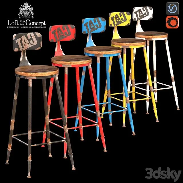 Barstool CRAFT 3dsMax Model
