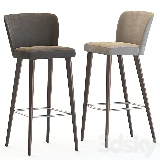 Barstool Eva 3DS Max Model