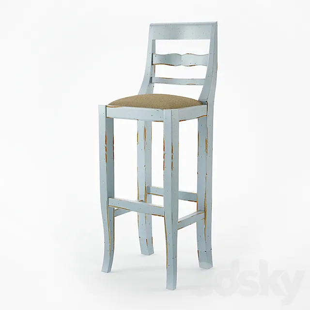 Barstool Glamour by Tonin 3DS Max Model