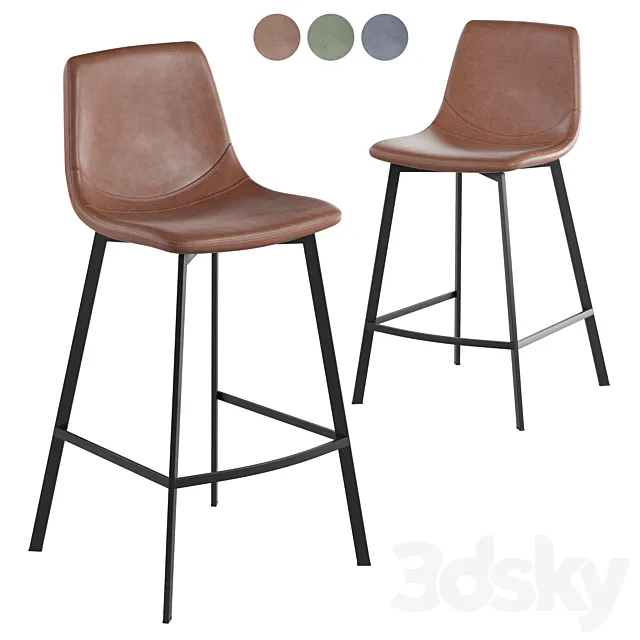 Barstool hamilton 3DSMax File