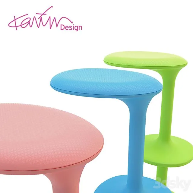 Barstool Karim Rashid Kant Casamania 3dsMax Model