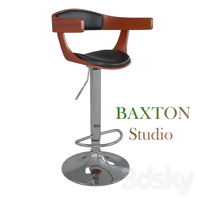Barstool Modern Bar Stool by Baxton Studio Studio 3DSMax File