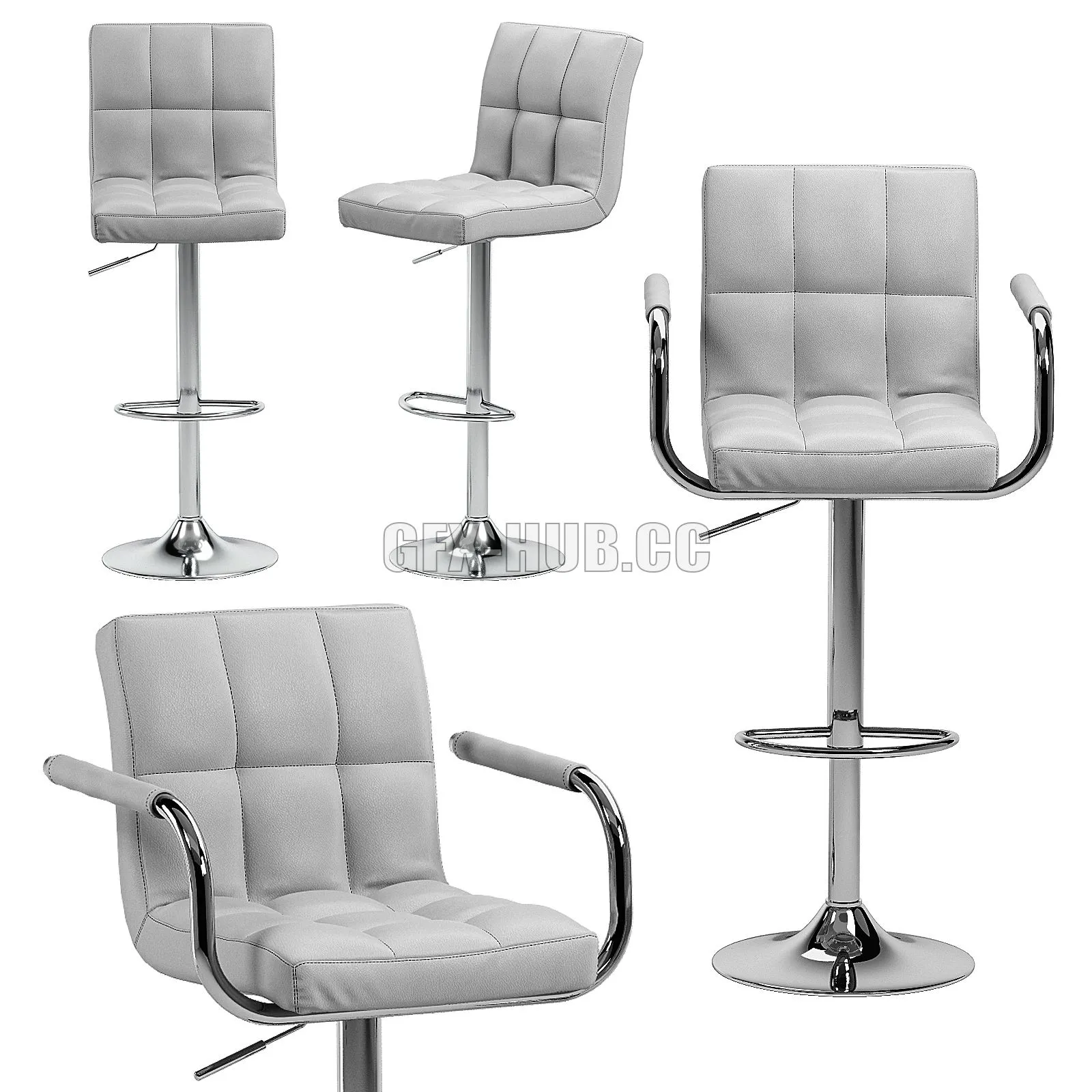 Barstool Songmics 3dsMax Model