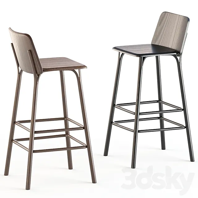 Barstool split 3DSMax File