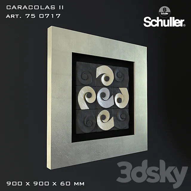 Bas Schuller Caracolas II 75 0717 3DS Max Model