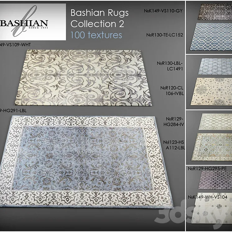 Bashian rugs2 3DS Max