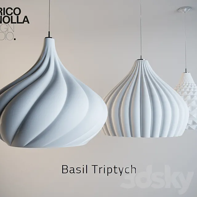 Basil Triptych 3ds Max