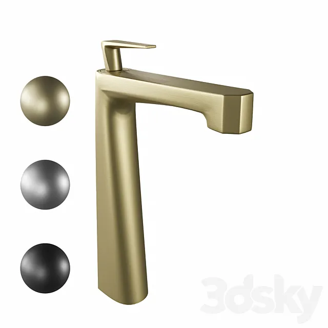 Basin mixer Tall Grocenberg 3DS Max Model