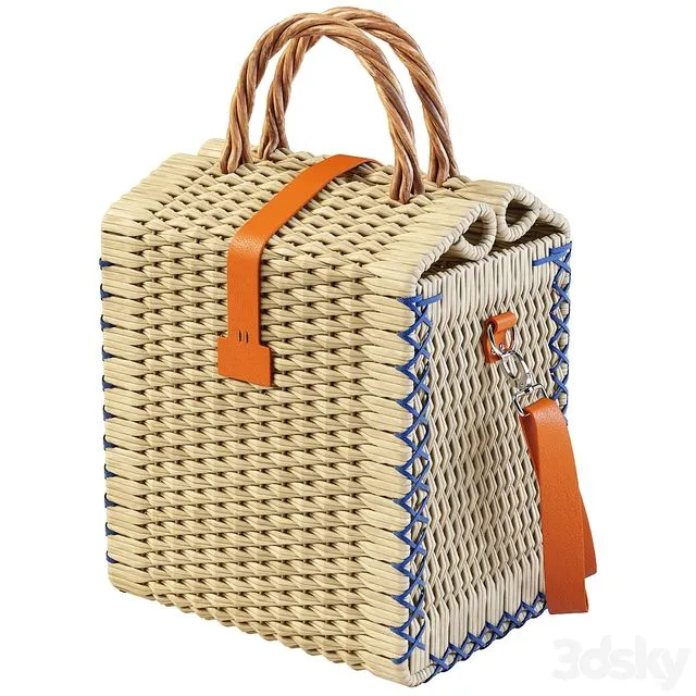 Basket Bag 3dsMax Model