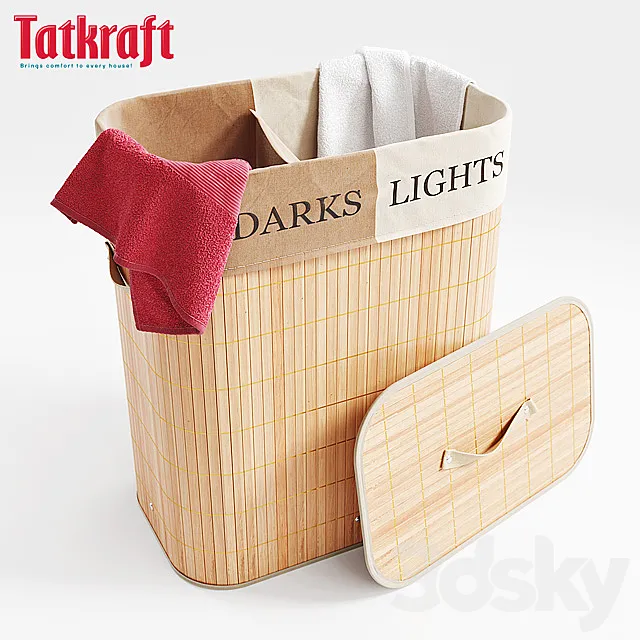 Basket for laundry Tatkraft 3DS Max Model