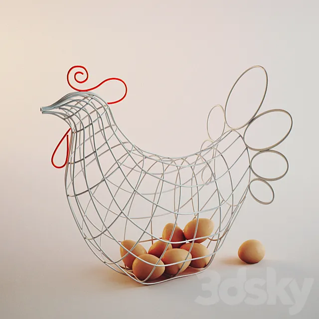 Basket for products 3DSMax File