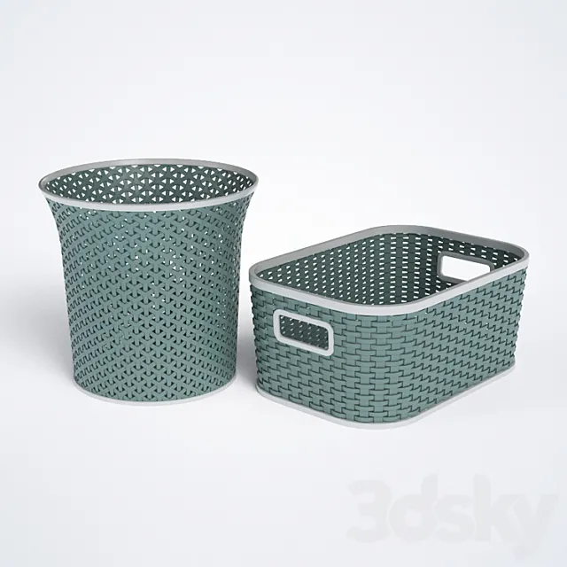 Basket for washing rattan 3ds Max