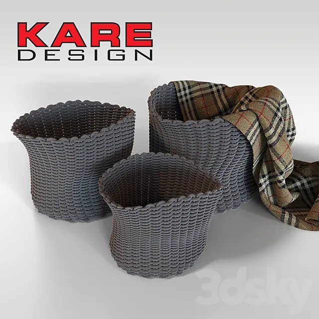 Basket Rope Round 3DSMax File